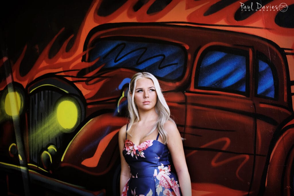 Girl and Graffiti.